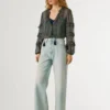 High-Rise-Jeans mit geradem Schnitt – Lexa