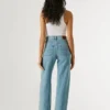 High-Rise-Jeans mit geradem Schnitt – Lexa
