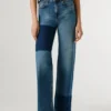 High-Rise-Jeans mit geradem Schnitt – Lexa