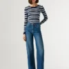 High-Rise-Jeans mit geradem Schnitt – Lexa