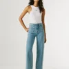 High-Rise-Jeans mit geradem Schnitt – Lexa