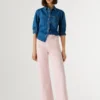High-Rise-Jeans mit geradem Schnitt – Lexa