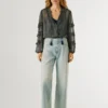 High-Rise-Jeans mit geradem Schnitt – Lexa