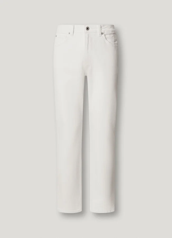 High-Rise-Jeans mit schmal zulaufender Passform – Violett High-Rise-Jeans mit schmal zulaufender Passform – Violett
