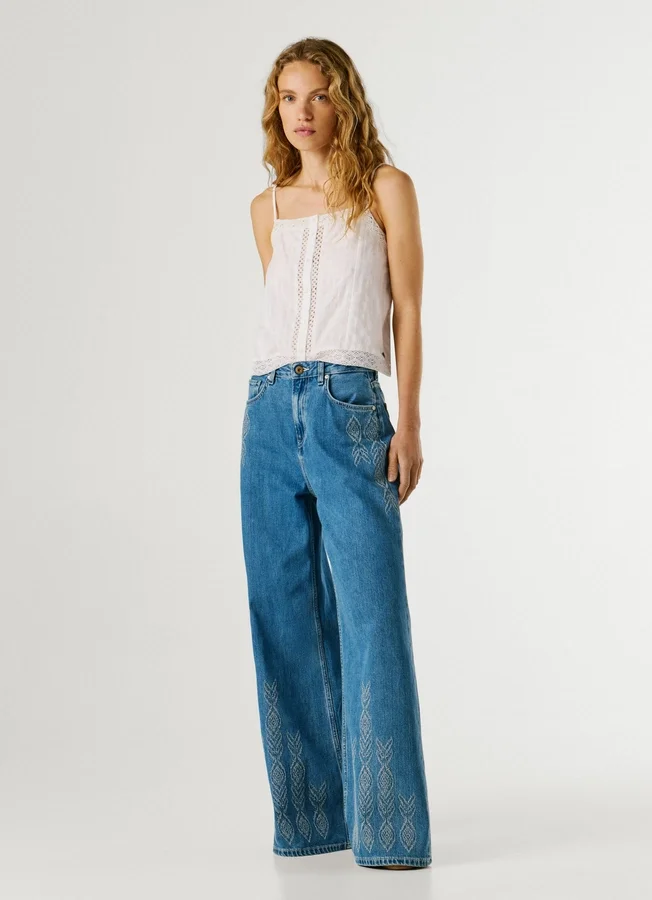 High-Rise-Jeans mit weitem Schnitt – Jaimy High-Rise-Jeans mit weitem Schnitt – Jaimy