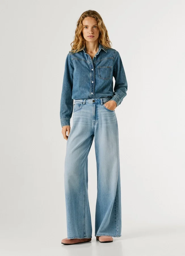 High-Rise-Jeans mit weitem Schnitt – Jaimy High-Rise-Jeans mit weitem Schnitt – Jaimy