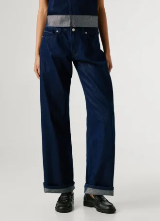 High-Rise-Jeans mit weitem Schnitt – Lina
