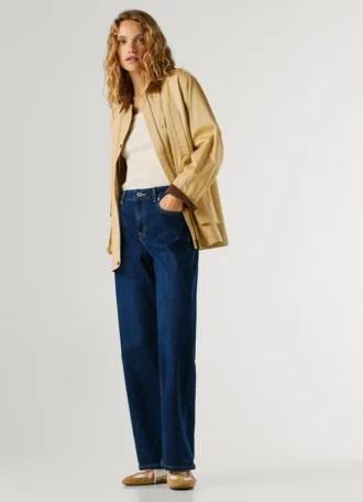 Hoch taillierte Jeans mit lockerer Passform – Hazel