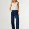 Hoch taillierte Jeans mit lockerer Passform – Hazel