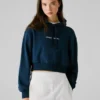 Hoodie in verkürzter Passform
