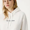 Hoodie in verkürzter Passform