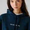 Hoodie in verkürzter Passform