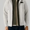 Hoodie mit durchgehendem Reißverschluss