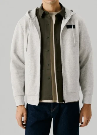 Hoodie mit durchgehendem Reißverschluss