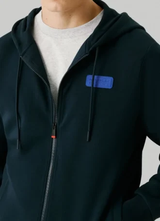 Hoodie mit durchgehendem Reißverschluss