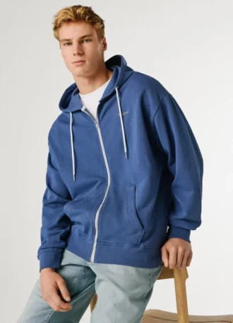 Hoodie mit durchgehendem Reißverschluss