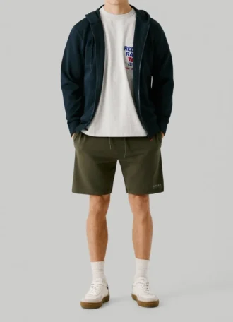 Hoodie mit durchgehendem Reißverschluss
