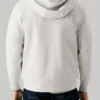 Hoodie mit durchgehendem Reißverschluss