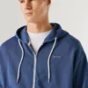 Hoodie mit durchgehendem Reißverschluss