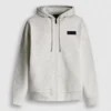 Hoodie mit durchgehendem Reißverschluss
