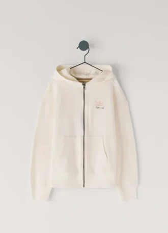 Hoodie mit durchgehendem Reißverschluss und lockerer Passform