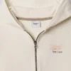 Hoodie mit durchgehendem Reißverschluss und lockerer Passform