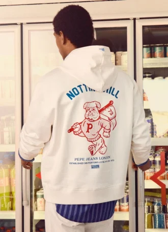 Hoodie mit Rückenaufdruck