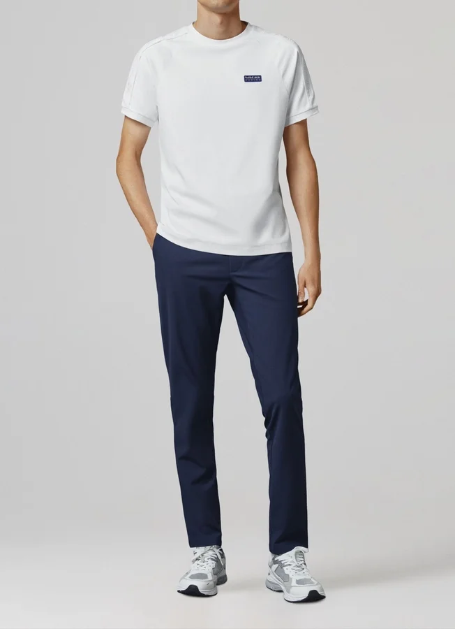Interlock-T-Shirt mit Raglanärmeln Interlock-T-Shirt mit Raglanärmeln