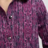 Jacke mit bedrucktem Hemdkragen Jacke mit bedrucktem Hemdkragen