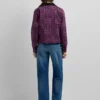 Jacke mit bedrucktem Hemdkragen Jacke mit bedrucktem Hemdkragen