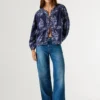 Jacke mit Blumenprint Jacke mit Blumenprint