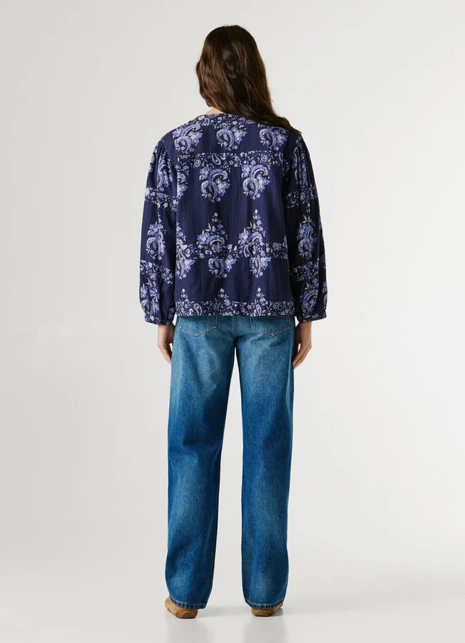 Jacke mit Blumenprint Jacke mit Blumenprint