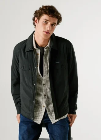Jacke mit Hemdkragen