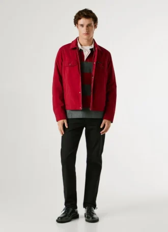 Jacke mit Hemdkragen