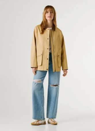 Jacke mit Hemdkragen