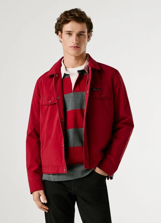 Jacke mit Hemdkragen Jacke mit Hemdkragen