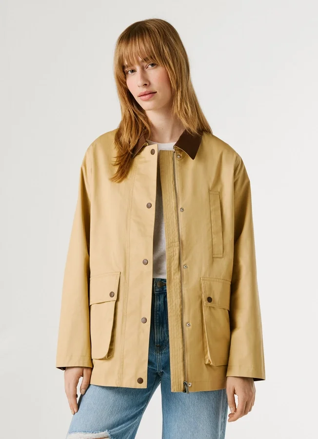 Jacke mit Hemdkragen Jacke mit Hemdkragen