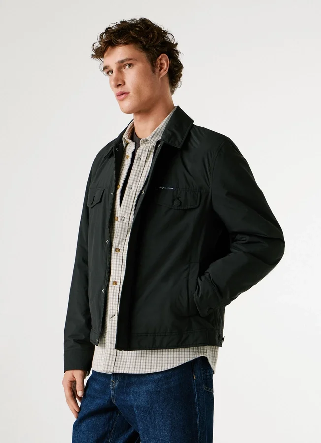 Jacke mit Hemdkragen Jacke mit Hemdkragen
