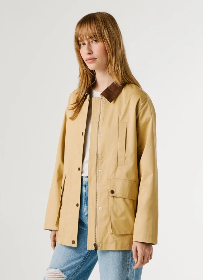 Jacke mit Hemdkragen Jacke mit Hemdkragen