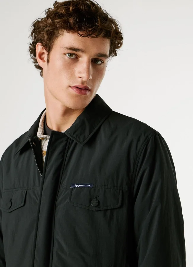 Jacke mit Hemdkragen Jacke mit Hemdkragen