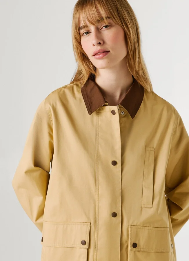Jacke mit Hemdkragen Jacke mit Hemdkragen
