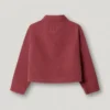 Jacke mit V-Ausschnitt, stückgefärbt