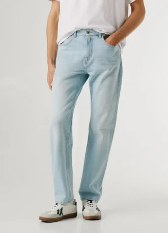 Jeans mit geradem Schnitt und mittlerer Leibhöhe – Byron