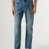 Jeans mit geradem Schnitt und mittlerer Leibhöhe – Byron