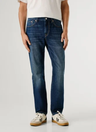 Jeans mit geradem Schnitt und mittlerer Leibhöhe – Byron