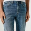Jeans mit geradem Schnitt und mittlerer Leibhöhe – Byron