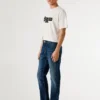 Jeans mit geradem Schnitt und mittlerer Leibhöhe – Byron