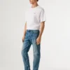 Jeans mit geradem Schnitt und mittlerer Leibhöhe – Byron