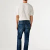 Jeans mit geradem Schnitt und mittlerer Leibhöhe – Byron