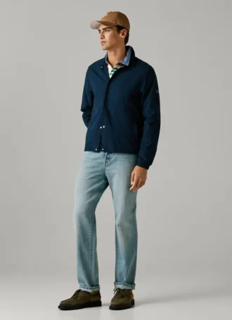 Jeans mit geradem Schnitt und mittlerer Leibhöhe – Dalston